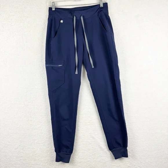 Figs Navy Blue Track Pants - Picture 4 of 16
